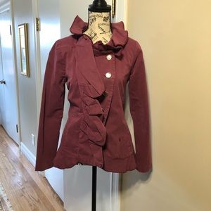 Manila grace ruffled blazer